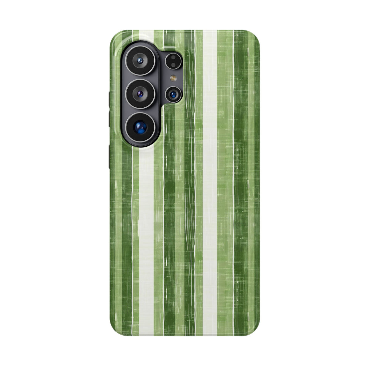 Green Stripe MagSafe case for Samsung Galaxy S26 Ultra, glossy finish
