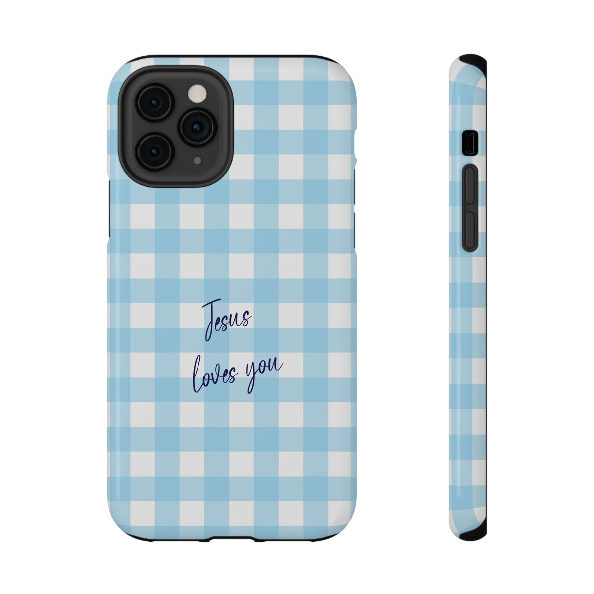 Jesus Loves You protective phone case for iPhone 11 Pro, glossy finish