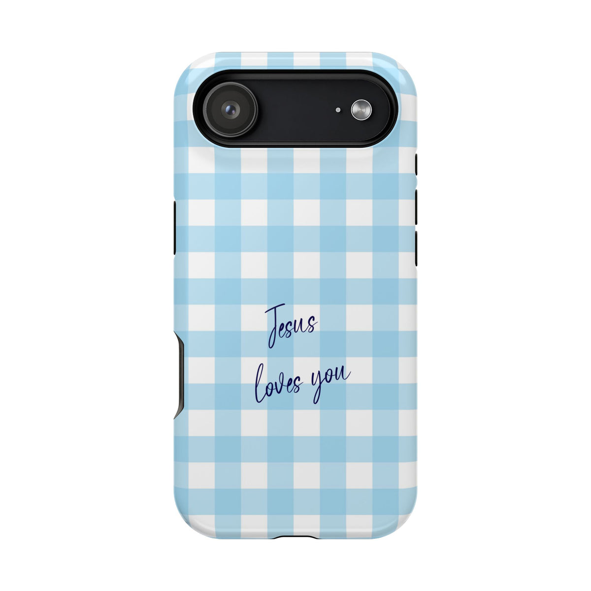 Jesus Loves You MagSafe case for iPhone 17 Air, glossy finish