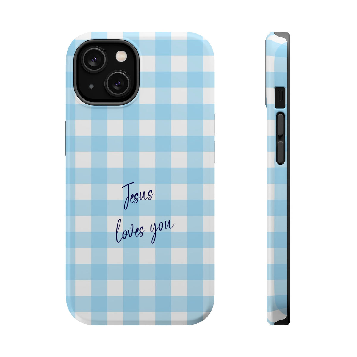 Jesus Loves You MagSafe case for iPhone 14, glossy finish