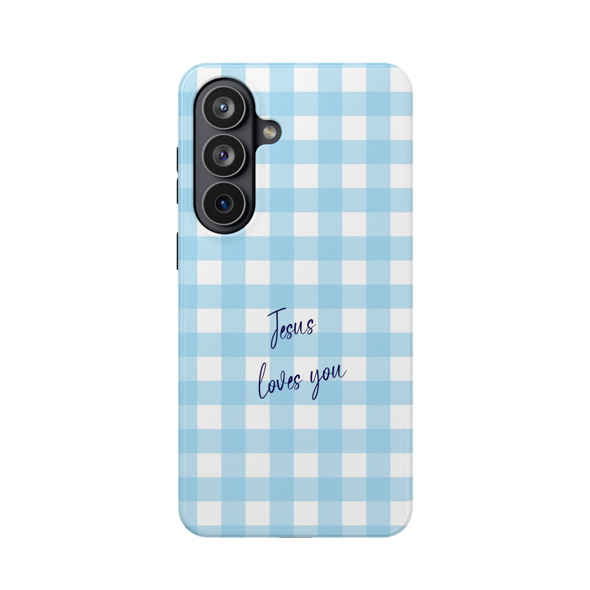 Jesus Loves You MagSafe case for Samsung Galaxy S26 Plus, glossy finish