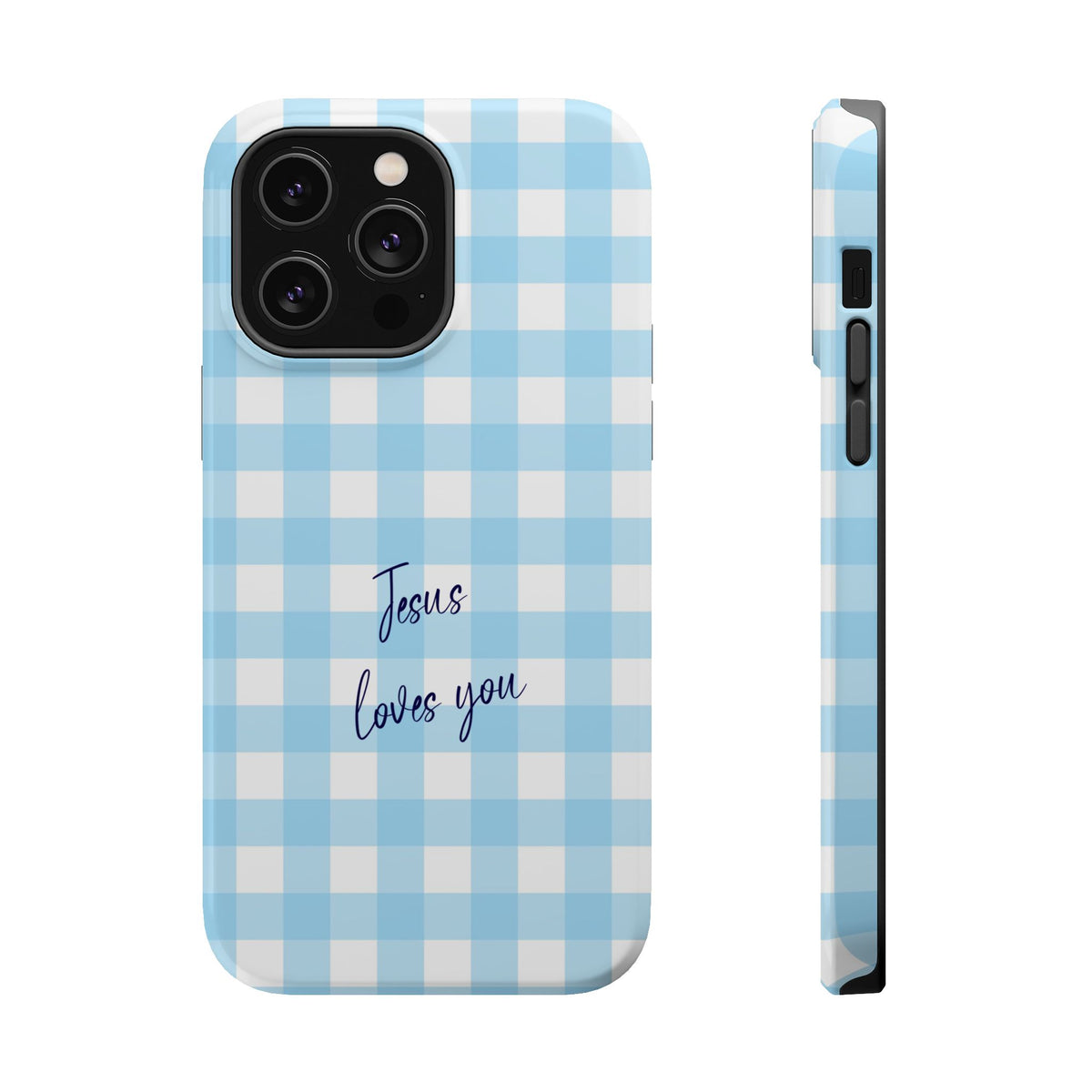 Jesus Loves You MagSafe case for iPhone 14 Pro Max, glossy finish