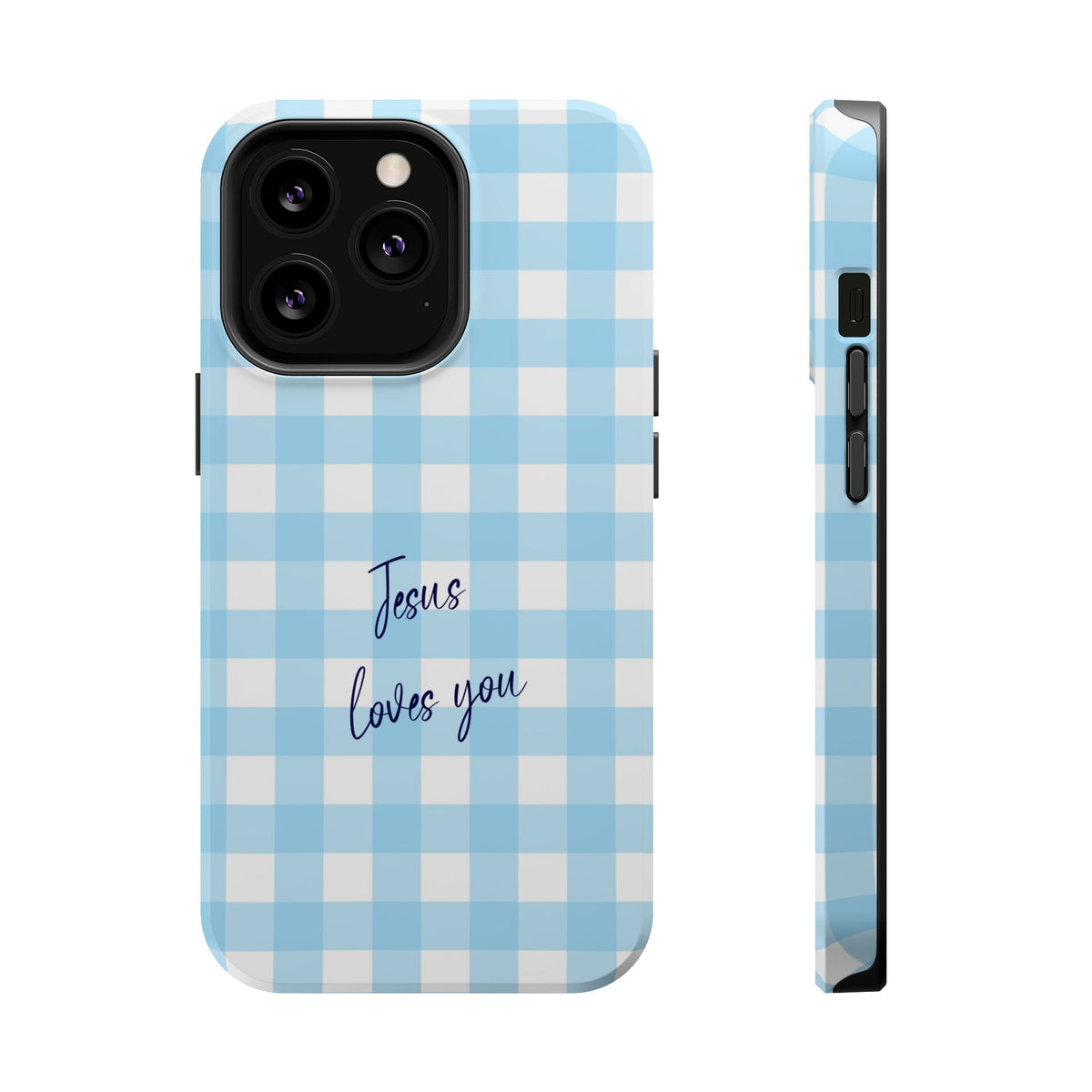 Jesus Loves You MagSafe case for iPhone 13 Pro, glossy finish