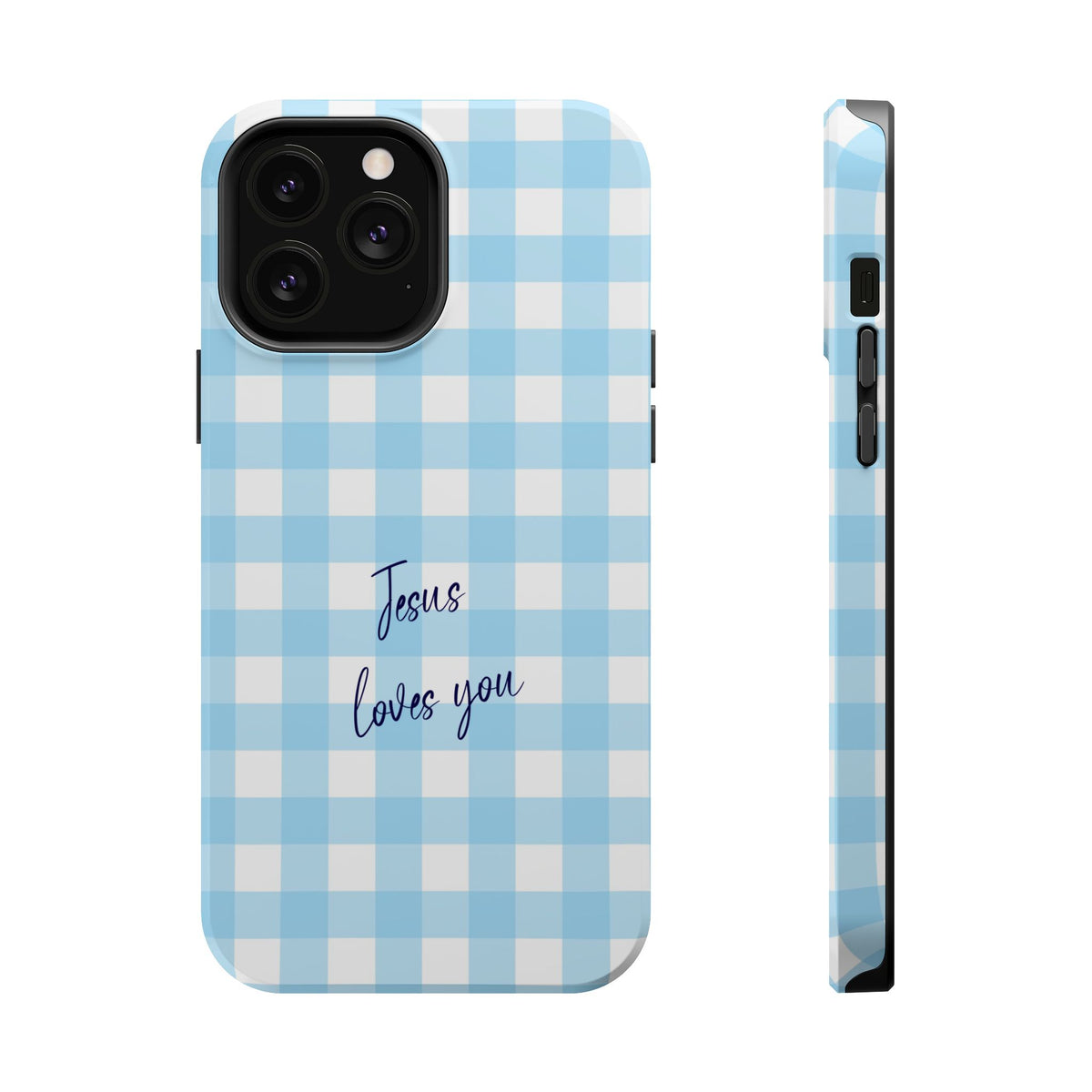 Jesus Loves You MagSafe case for iPhone 13 Pro Max, glossy finish
