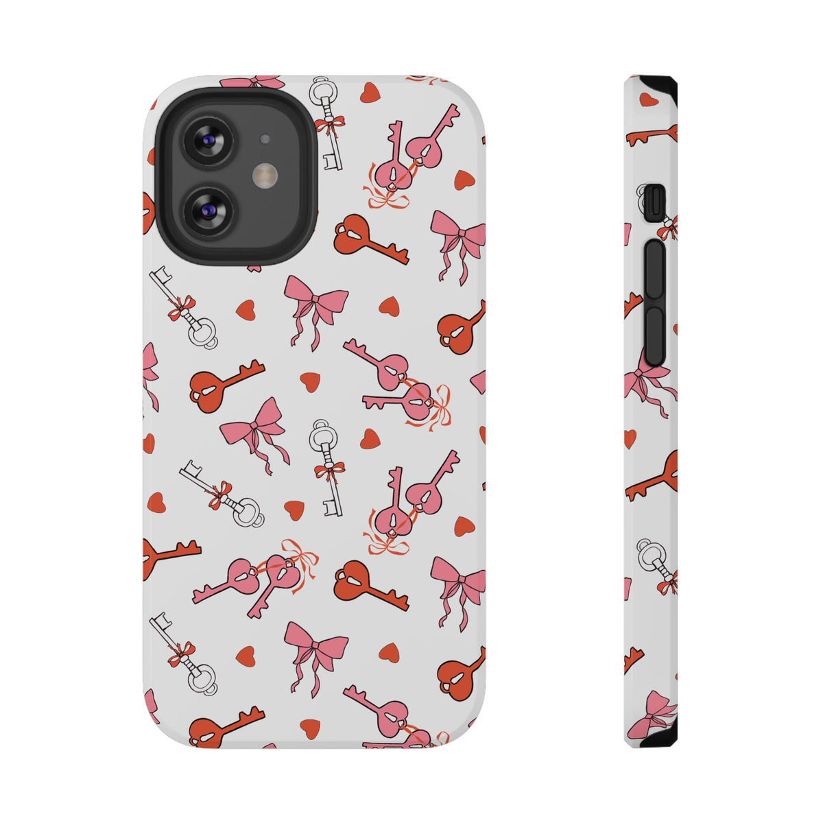 Key to My Heart protective phone case for iPhone 12 Mini, glossy finish