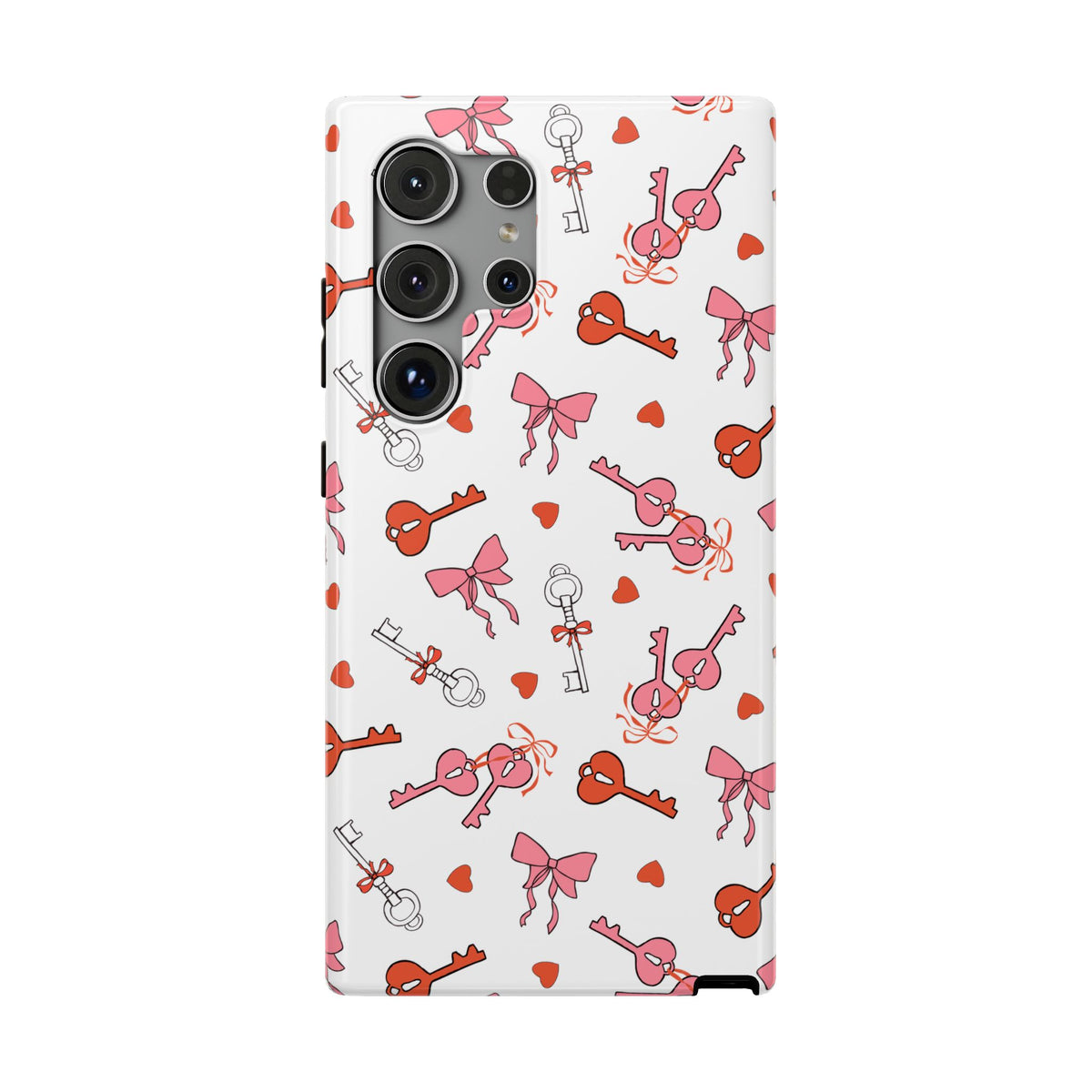 Key to My Heart protective phone case for Samsung Galaxy S24 Ultra, glossy finish