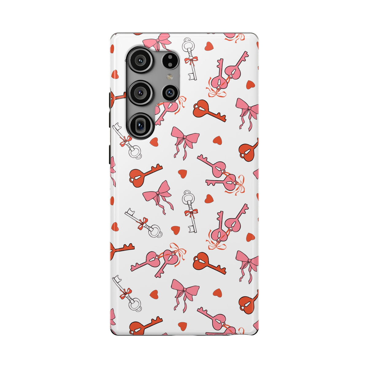Key to My Heart protective phone case for Samsung Galaxy S23 Ultra, glossy finish