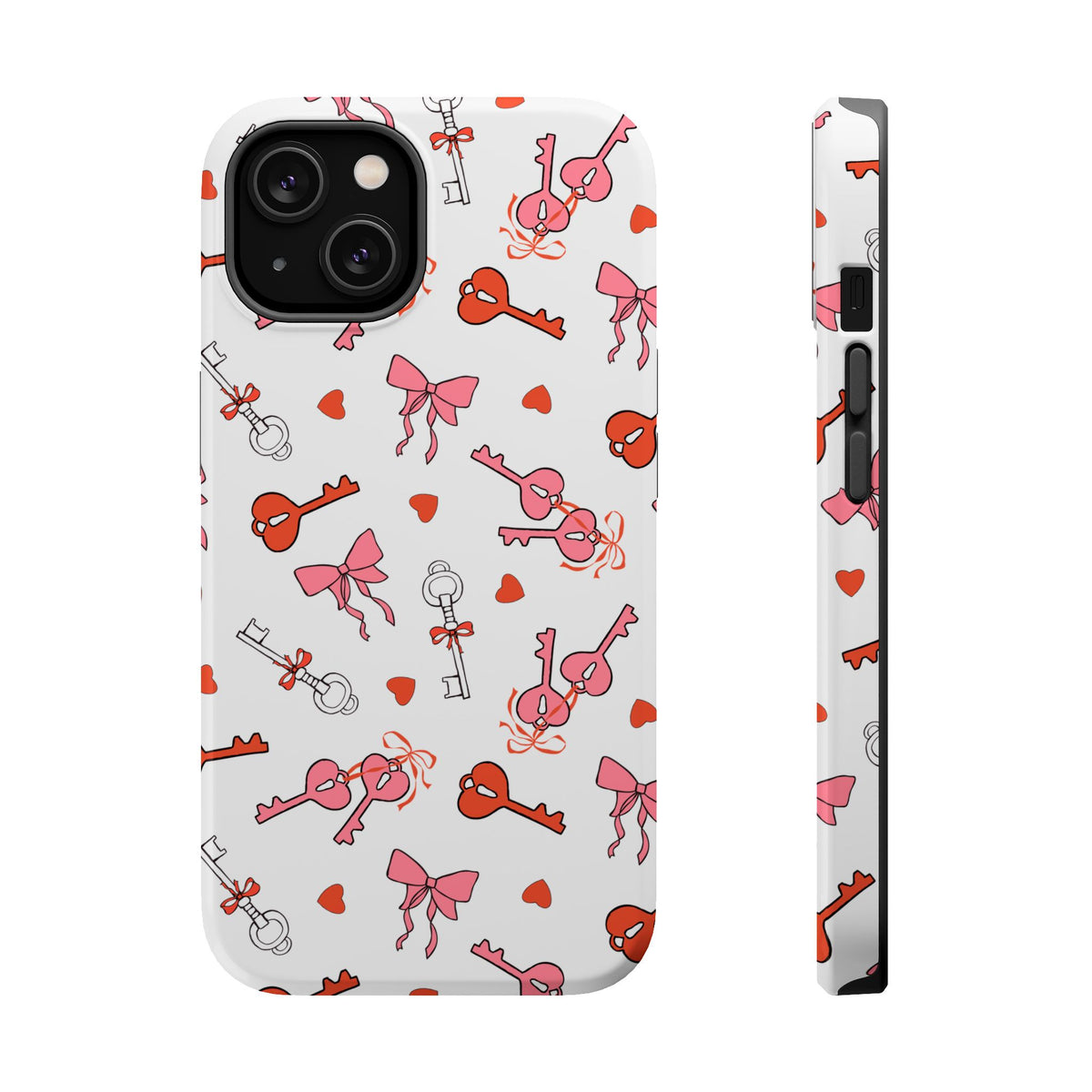 Key to My Heart MagSafe case for iPhone 14, glossy finish