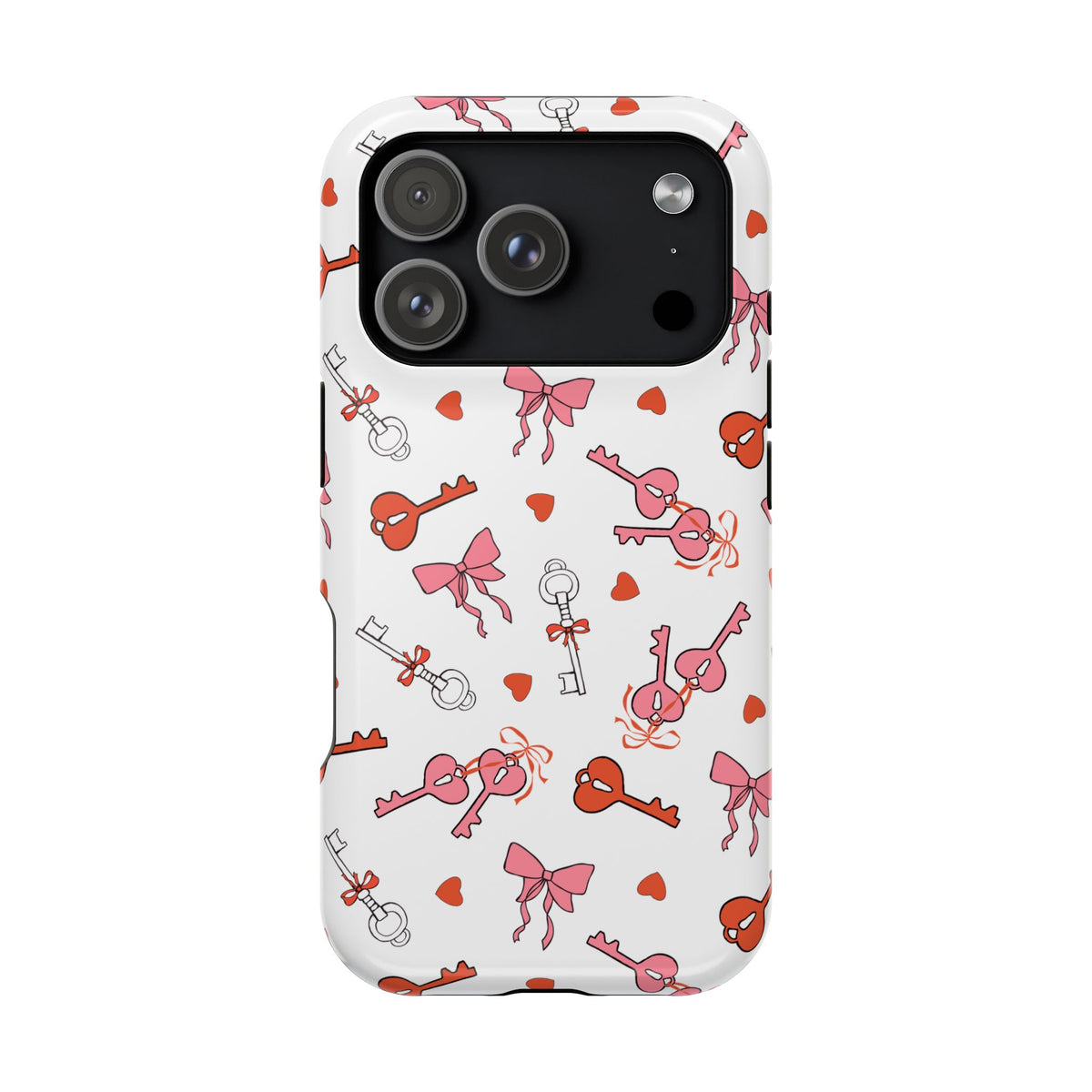 Key to My Heart MagSafe case for iPhone 17 Pro, glossy finish