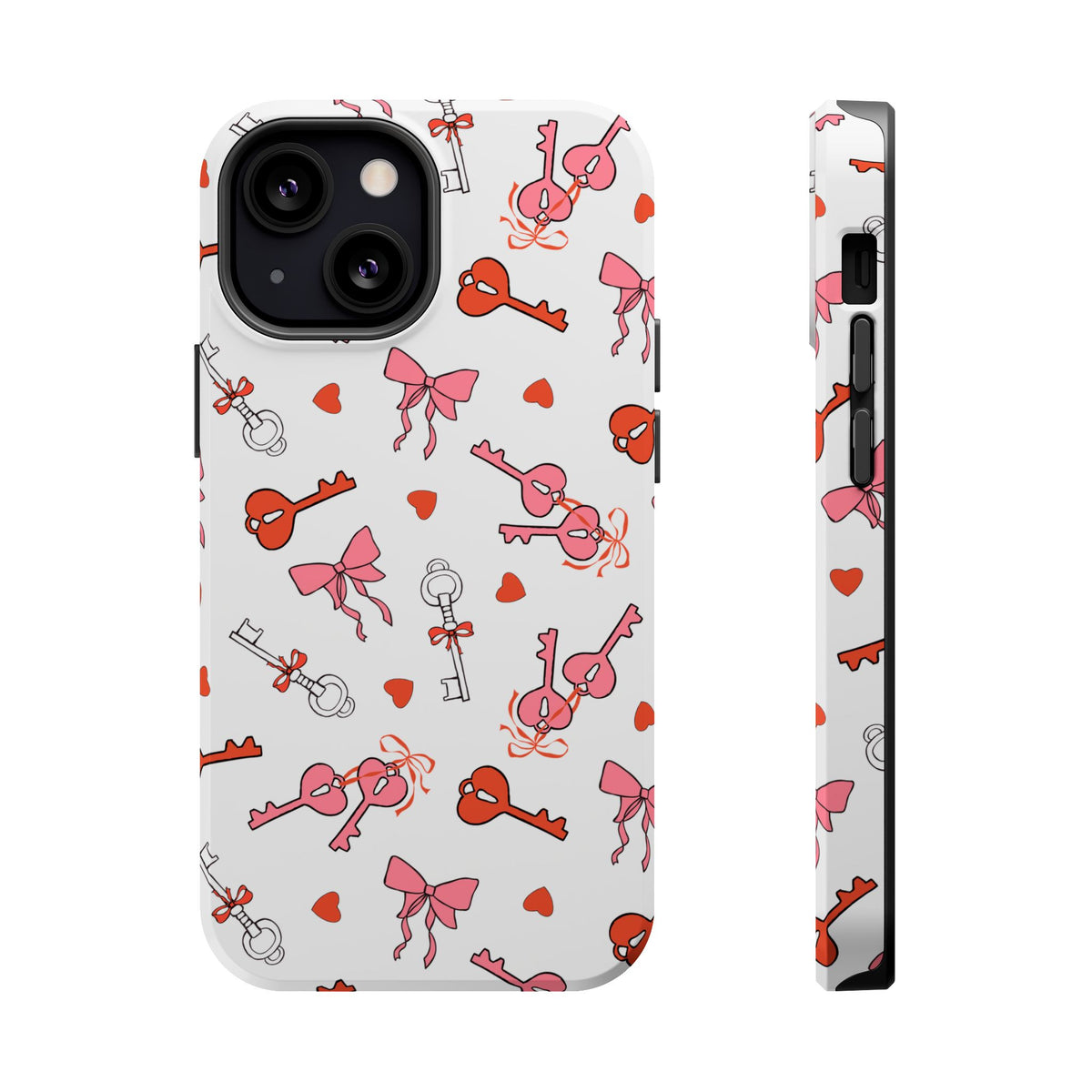 Key to My Heart MagSafe case for iPhone 13 Mini, glossy finish