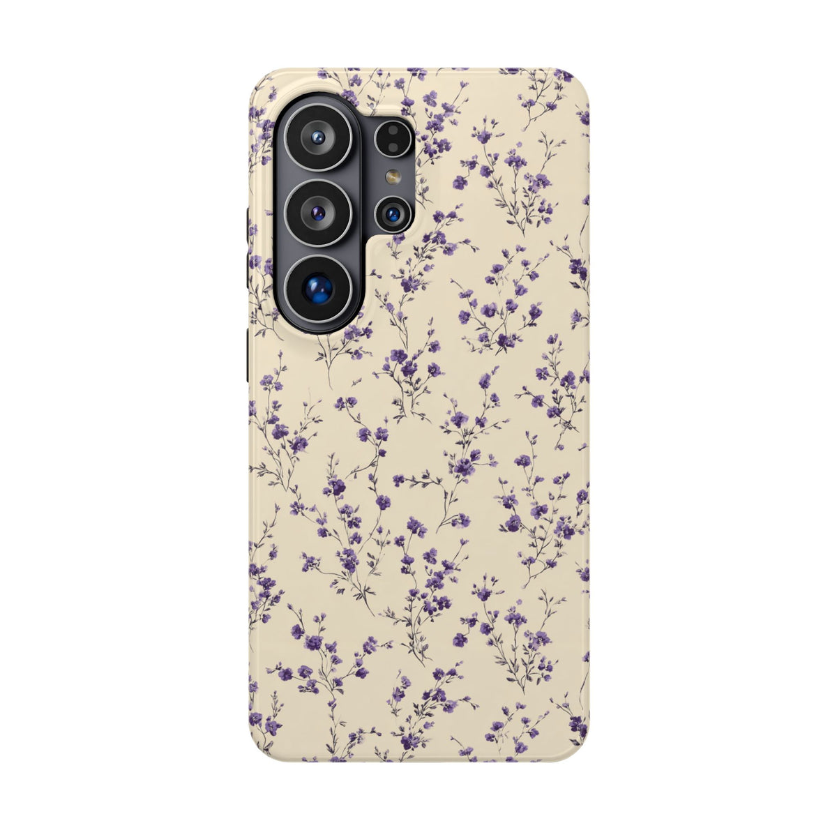 Lavender Ditsy MagSafe case for Samsung Galaxy S26 Ultra, glossy finish