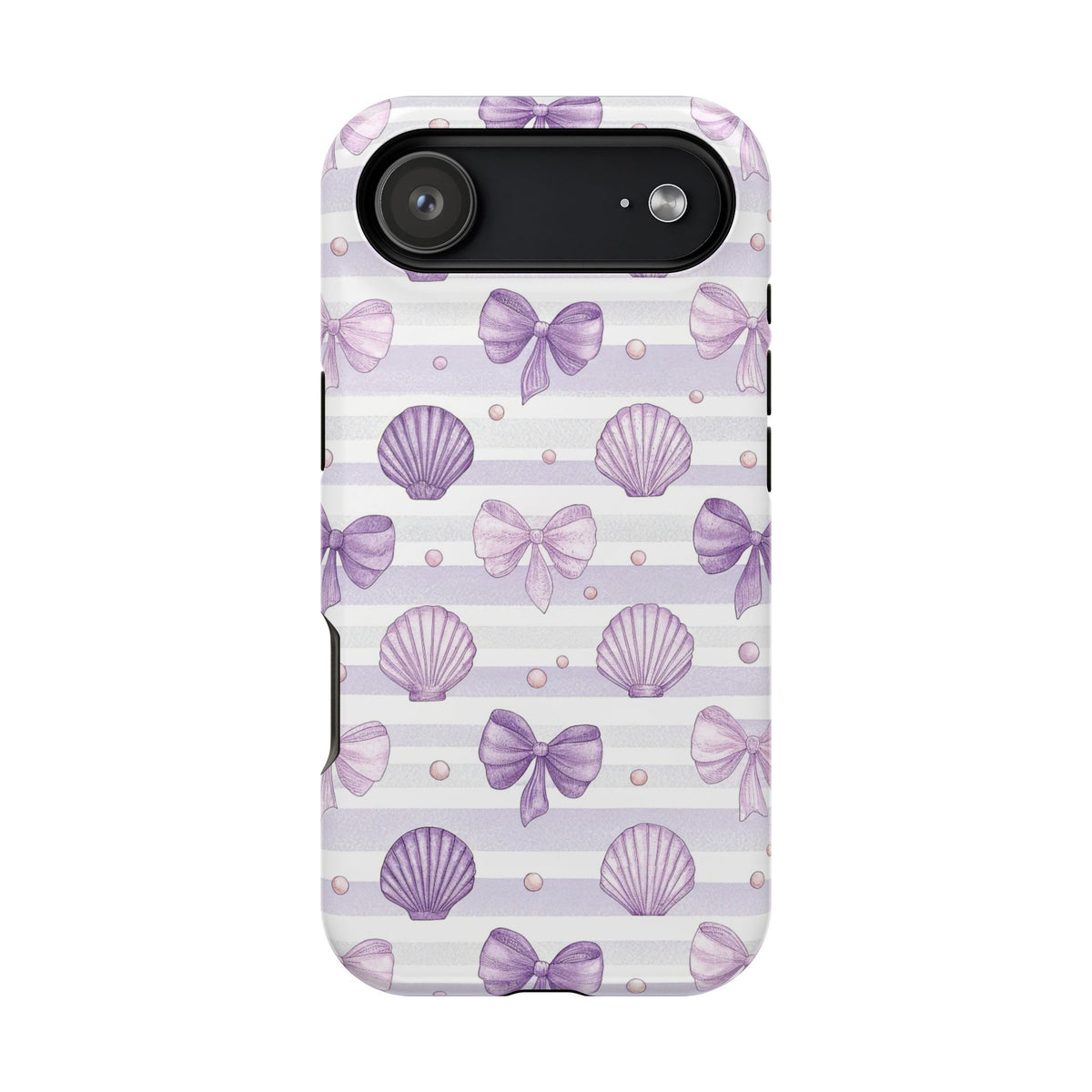 Lilac Seashell MagSafe case for iPhone 17 Air, glossy finish