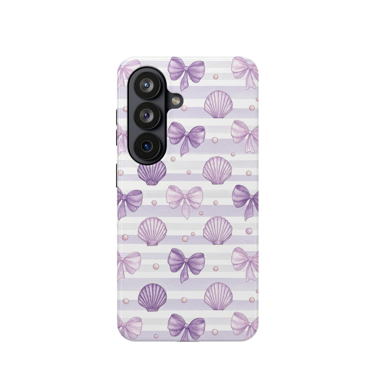 Lilac Seashell MagSafe case for Samsung Galaxy S26, glossy finish