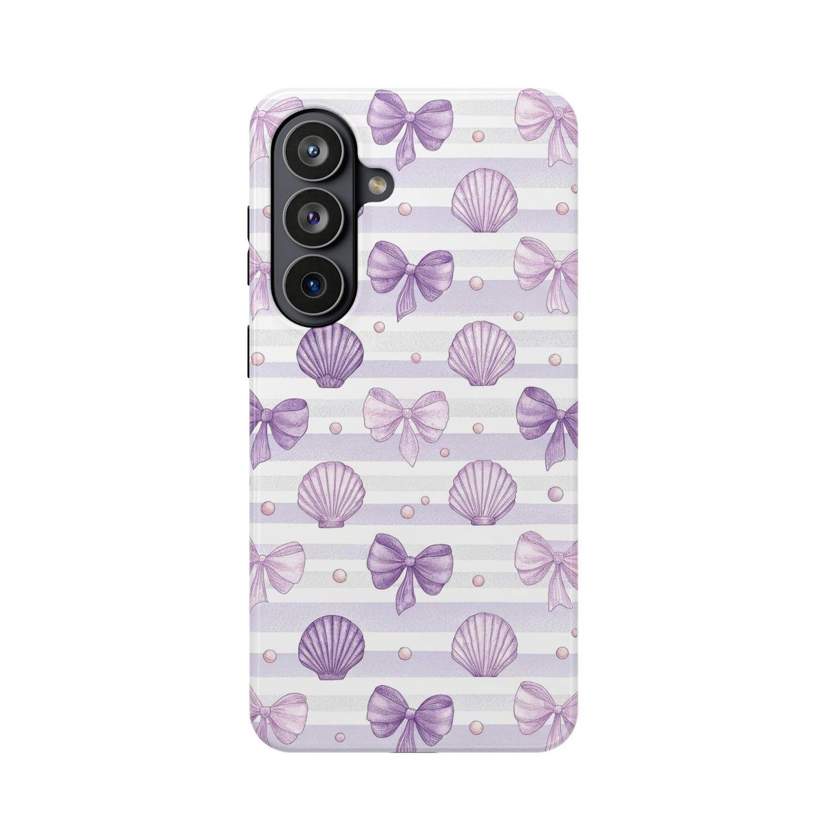 Lilac Seashell MagSafe case for Samsung Galaxy S26 Plus, glossy finish