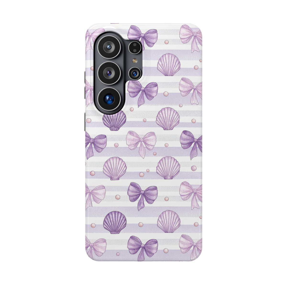 Lilac Seashell MagSafe case for Samsung Galaxy S26 Ultra, glossy finish