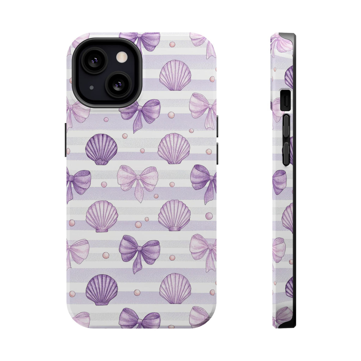 Lilac Seashell MagSafe case for iPhone 13, glossy finish
