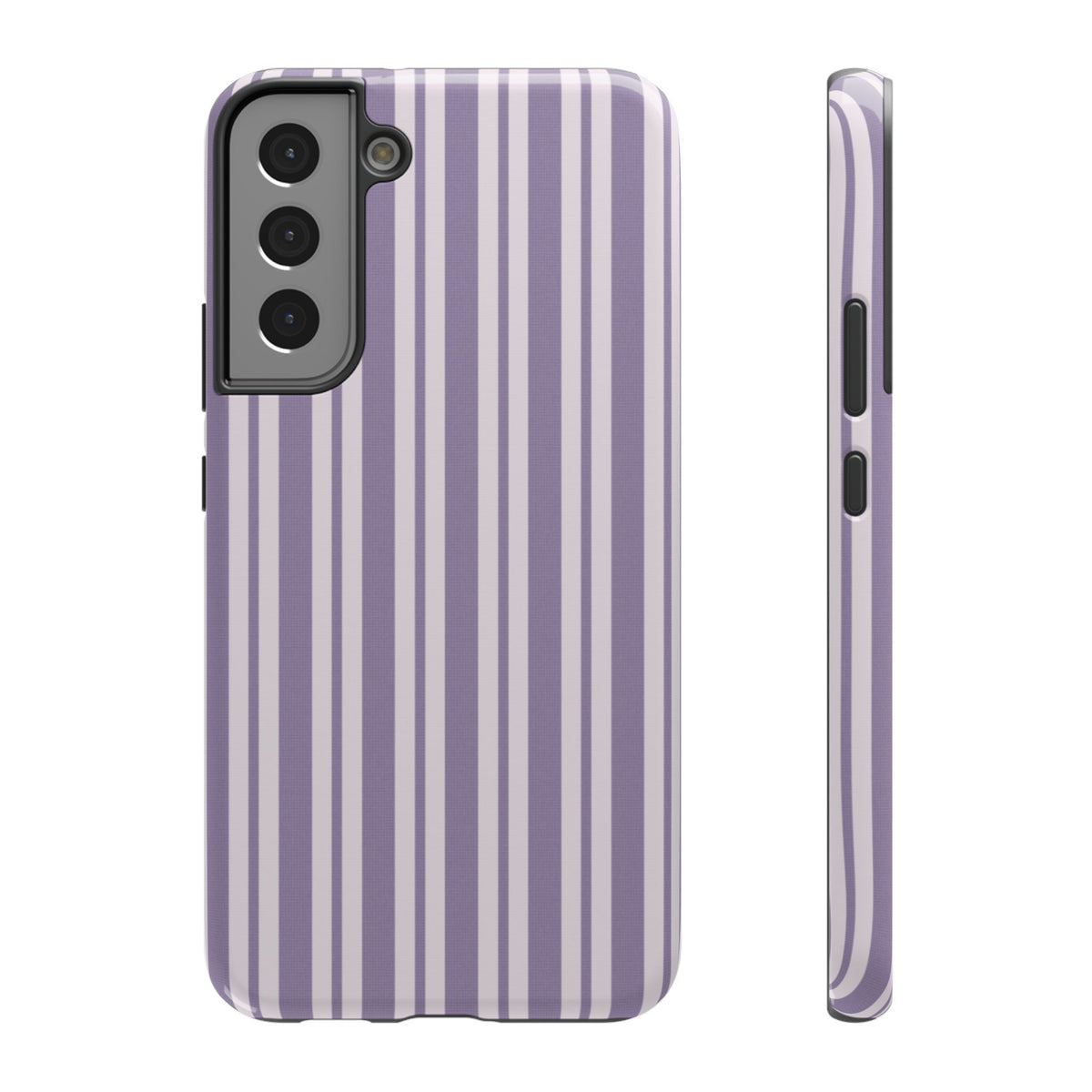 Lilac Stripe protective phone case for Samsung Galaxy S22 Plus, glossy finish