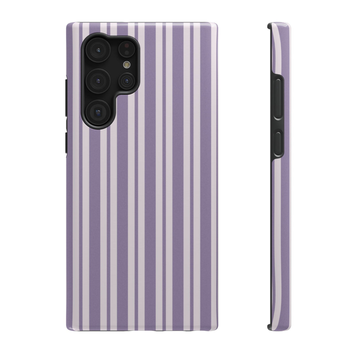 Lilac Stripe protective phone case for Samsung Galaxy S22 Ultra, glossy finish