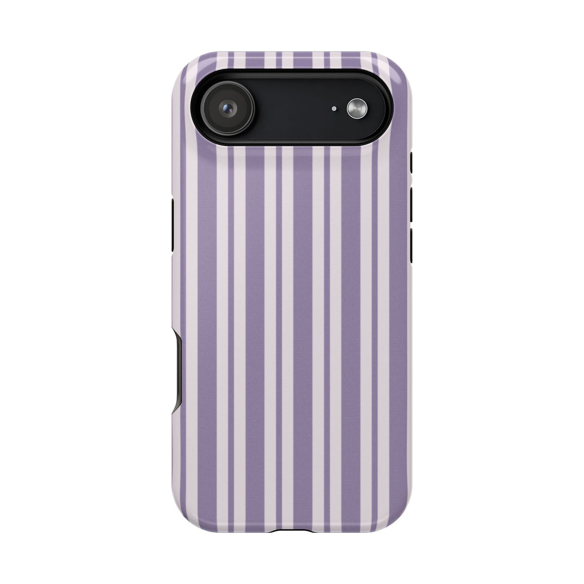 Lilac Stripe MagSafe case for iPhone 17 Air, glossy finish