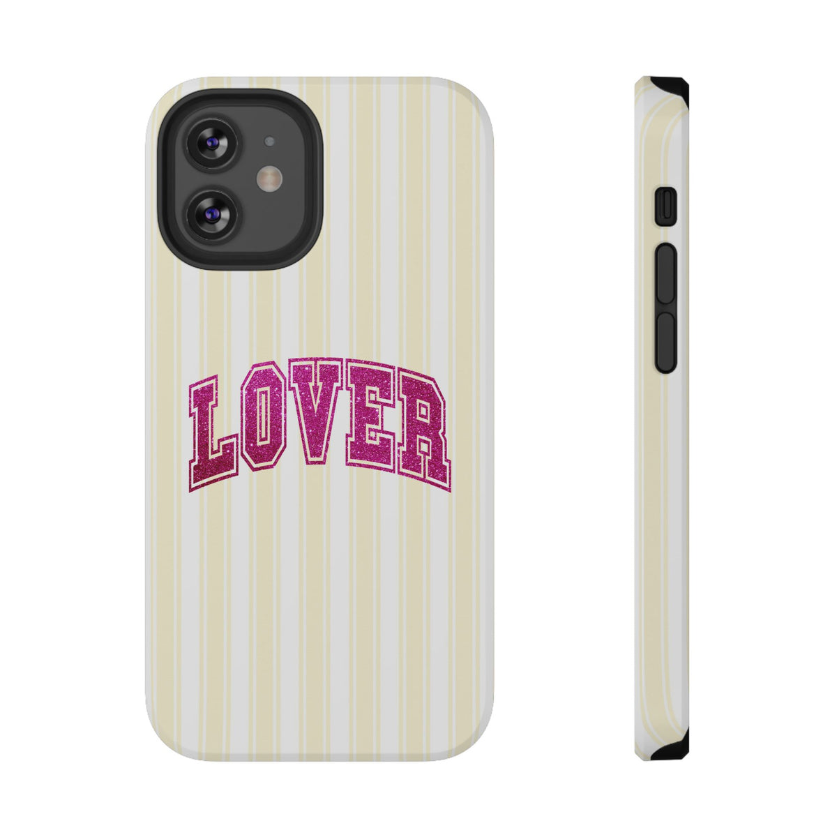 Lover Varsity protective phone case for iPhone 12 Mini, glossy finish