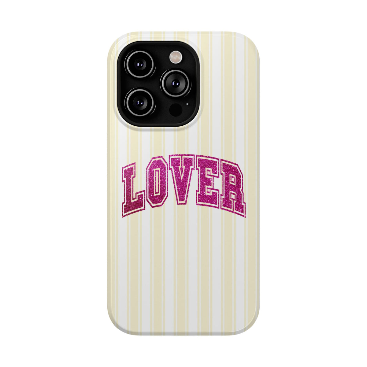 Lover Varsity protective phone case for iPhone 14 Pro, glossy finish