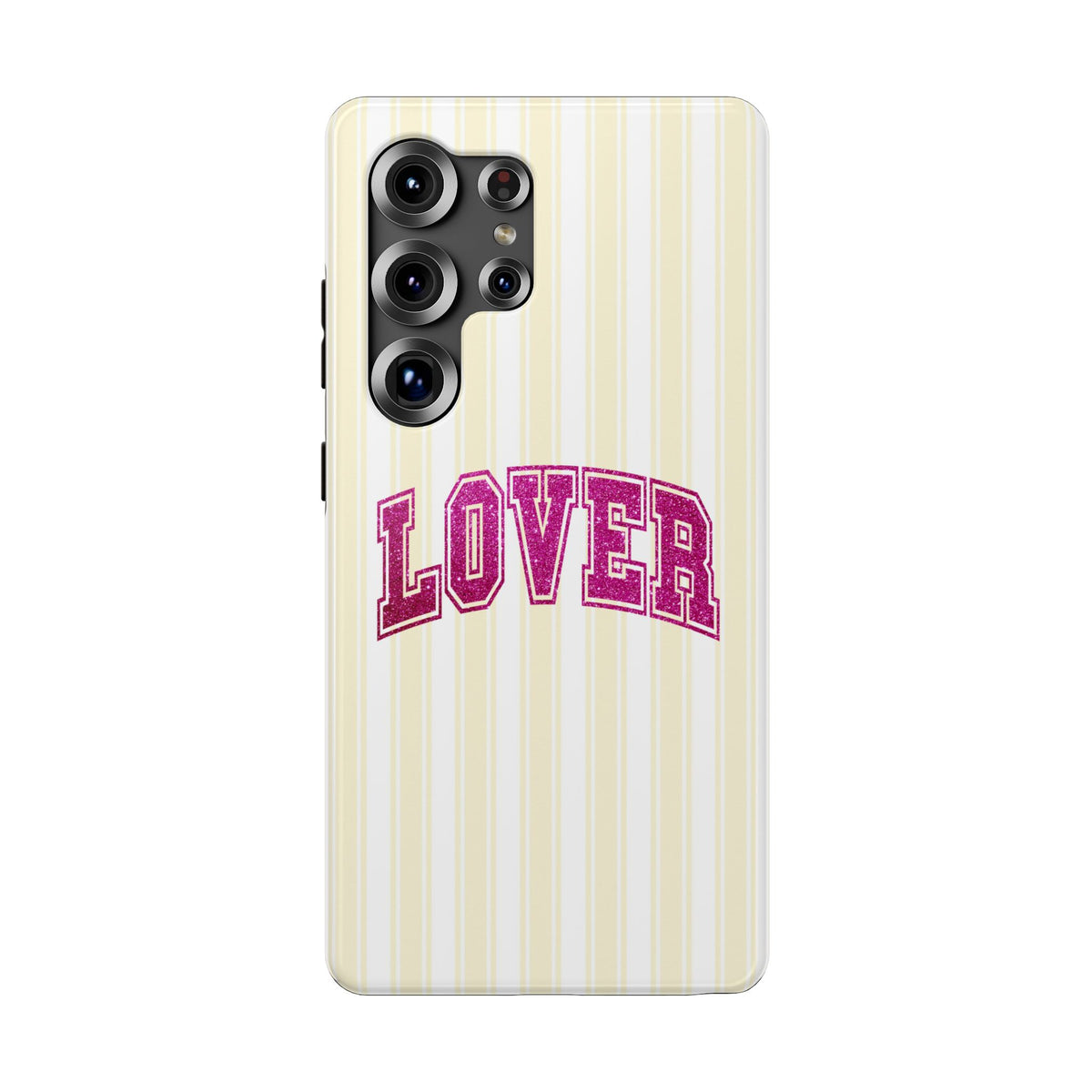 Lover Varsity protective phone case for Samsung Galaxy S25 Ultra, glossy finish