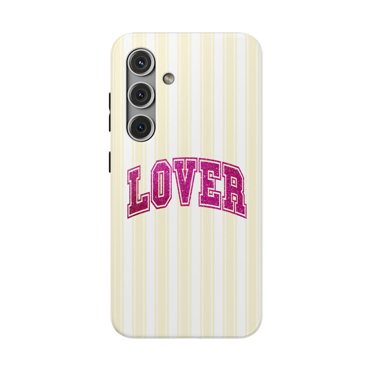 Lover Varsity protective phone case for Samsung Galaxy S24, glossy finish