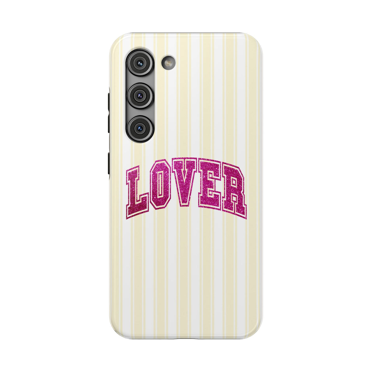 Lover Varsity protective phone case for Samsung Galaxy S23, glossy finish