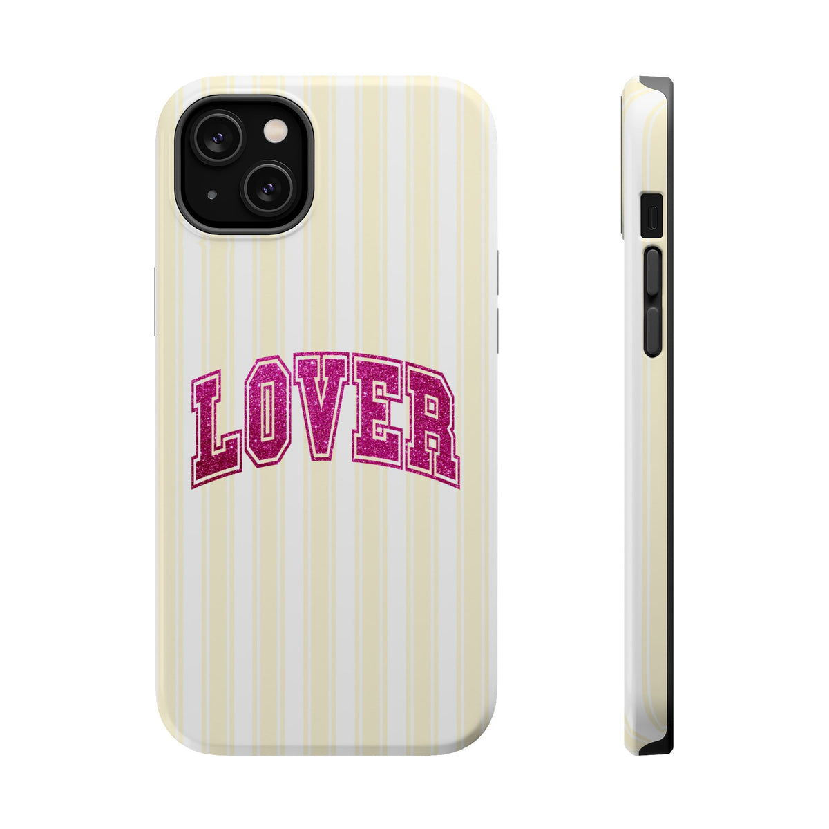 Lover Varsity MagSafe case for iPhone 14 Plus, glossy finish