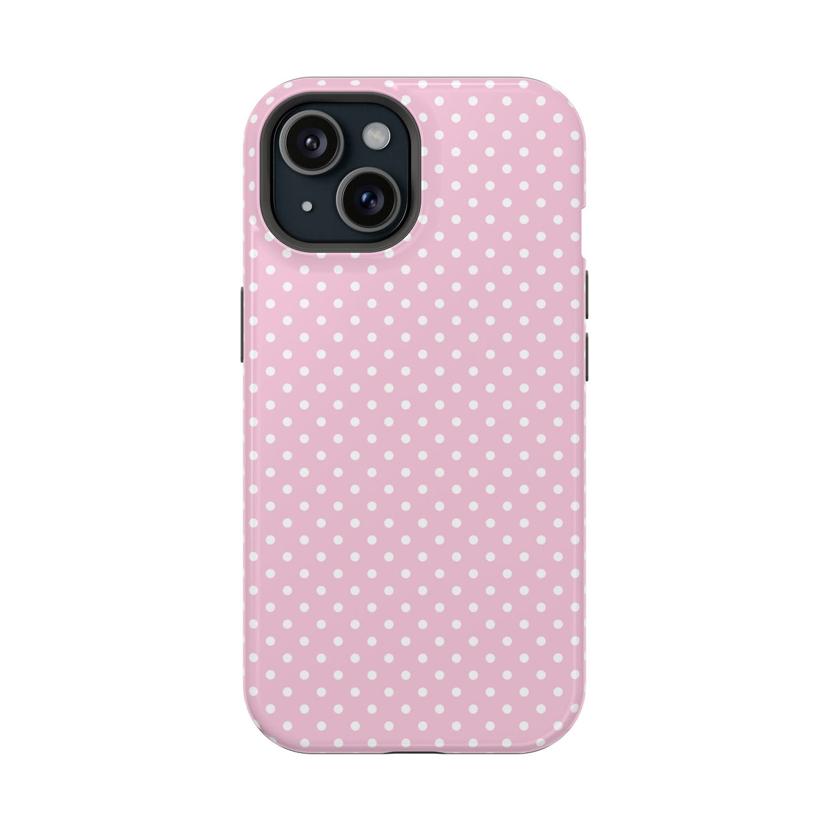 Micro Dot protective phone case for iPhone 15, glossy finish