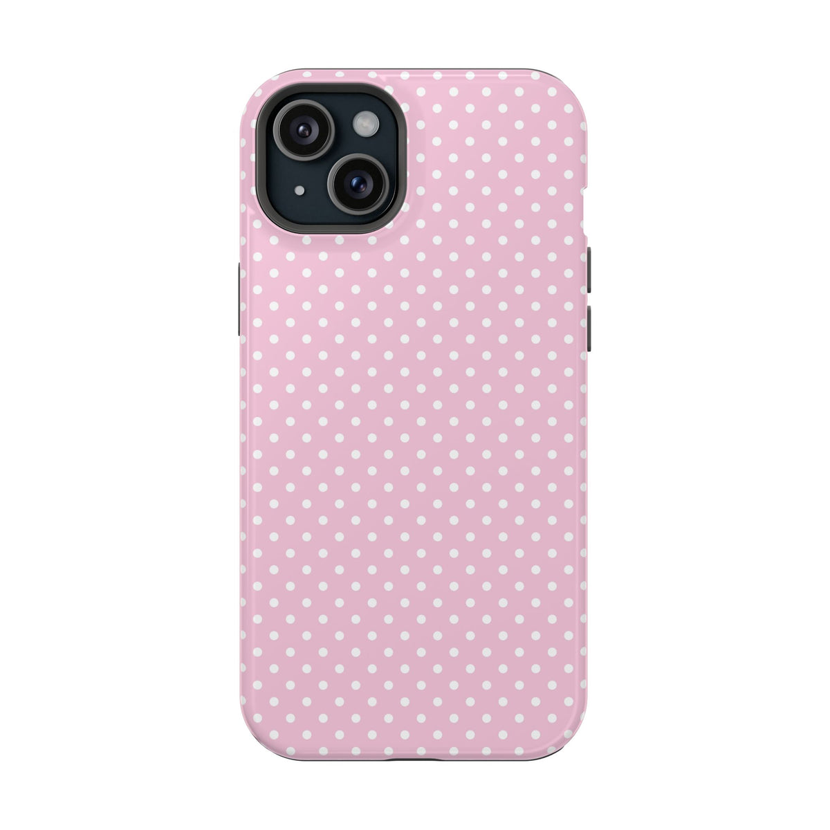 Micro Dot protective phone case for iPhone 15 Plus, glossy finish