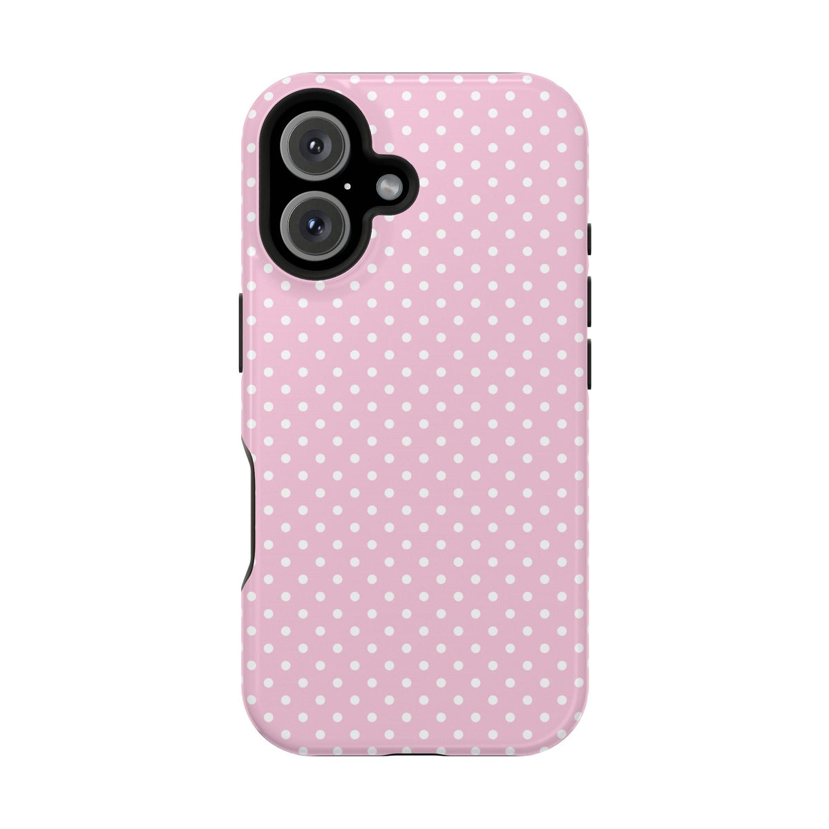 Micro Dot protective phone case for iPhone 16, glossy finish