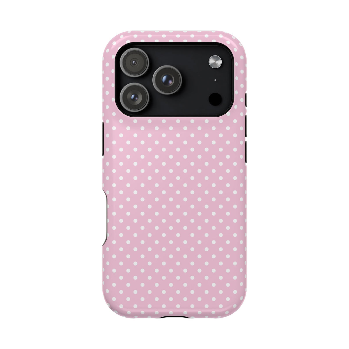 Micro Dot protective phone case for iPhone 17 Pro, glossy finish