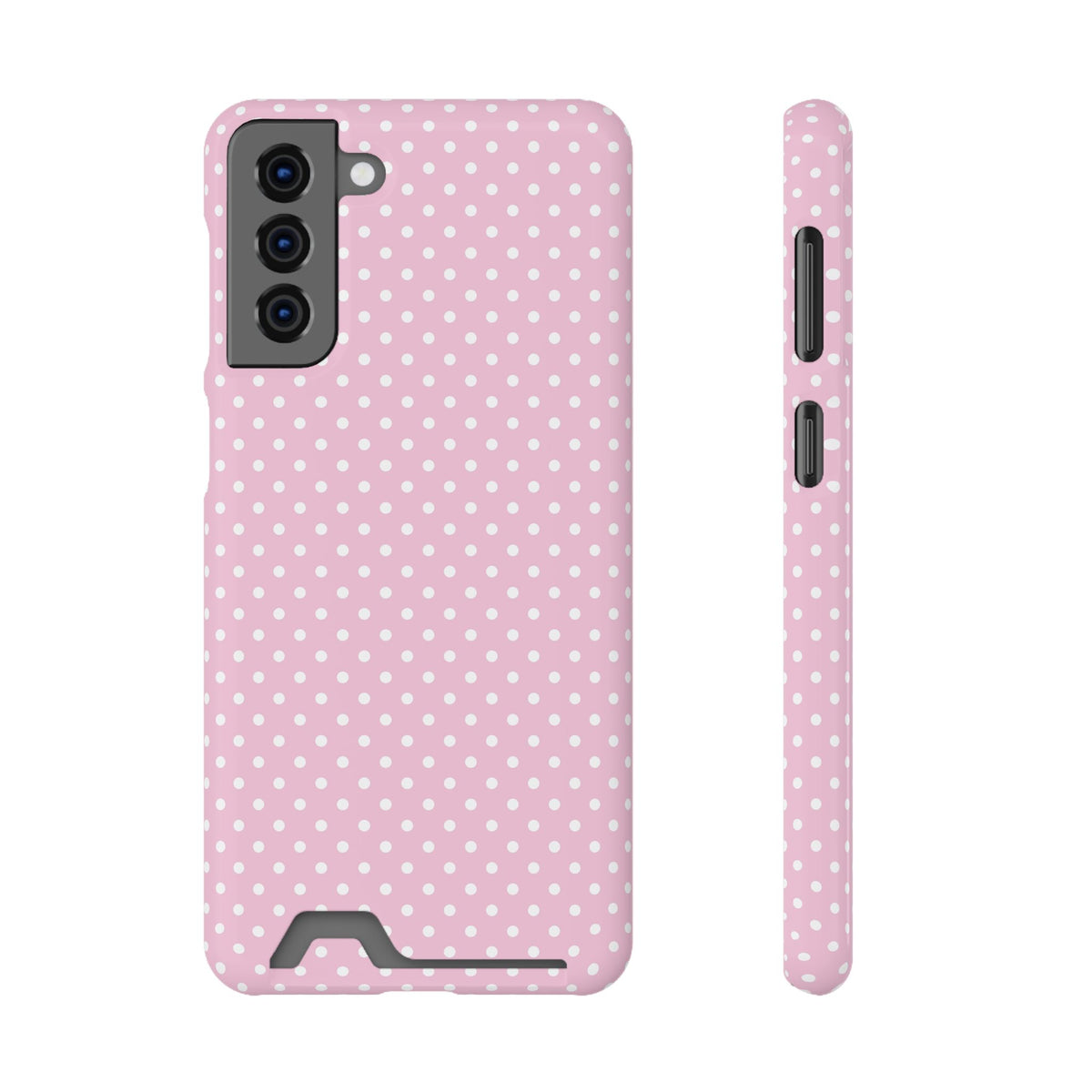 Micro Dot phone case with card holder for Samsung Galaxy S21 Plus, glossy finish