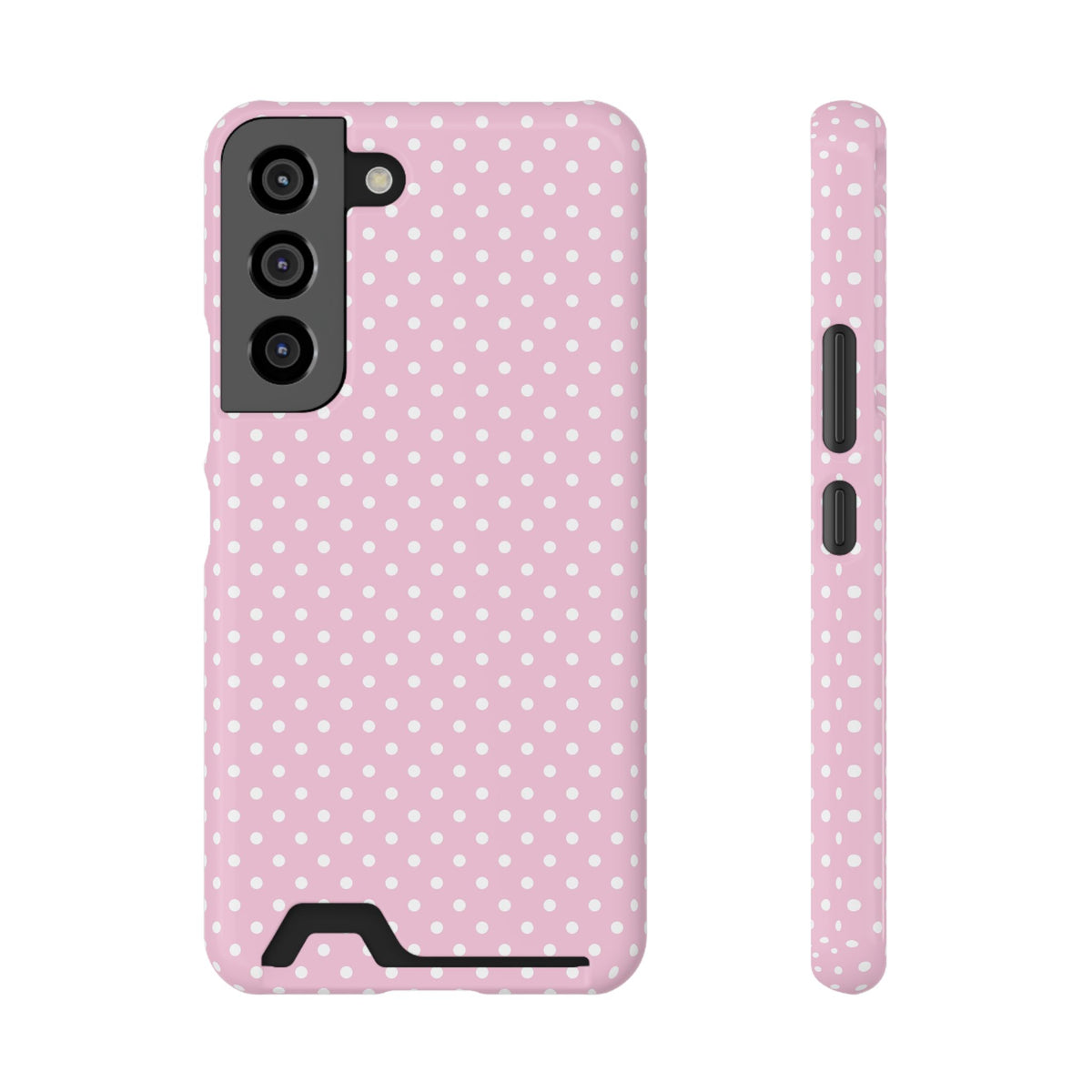 Micro Dot phone case with card holder for Samsung Galaxy S22, glossy finish