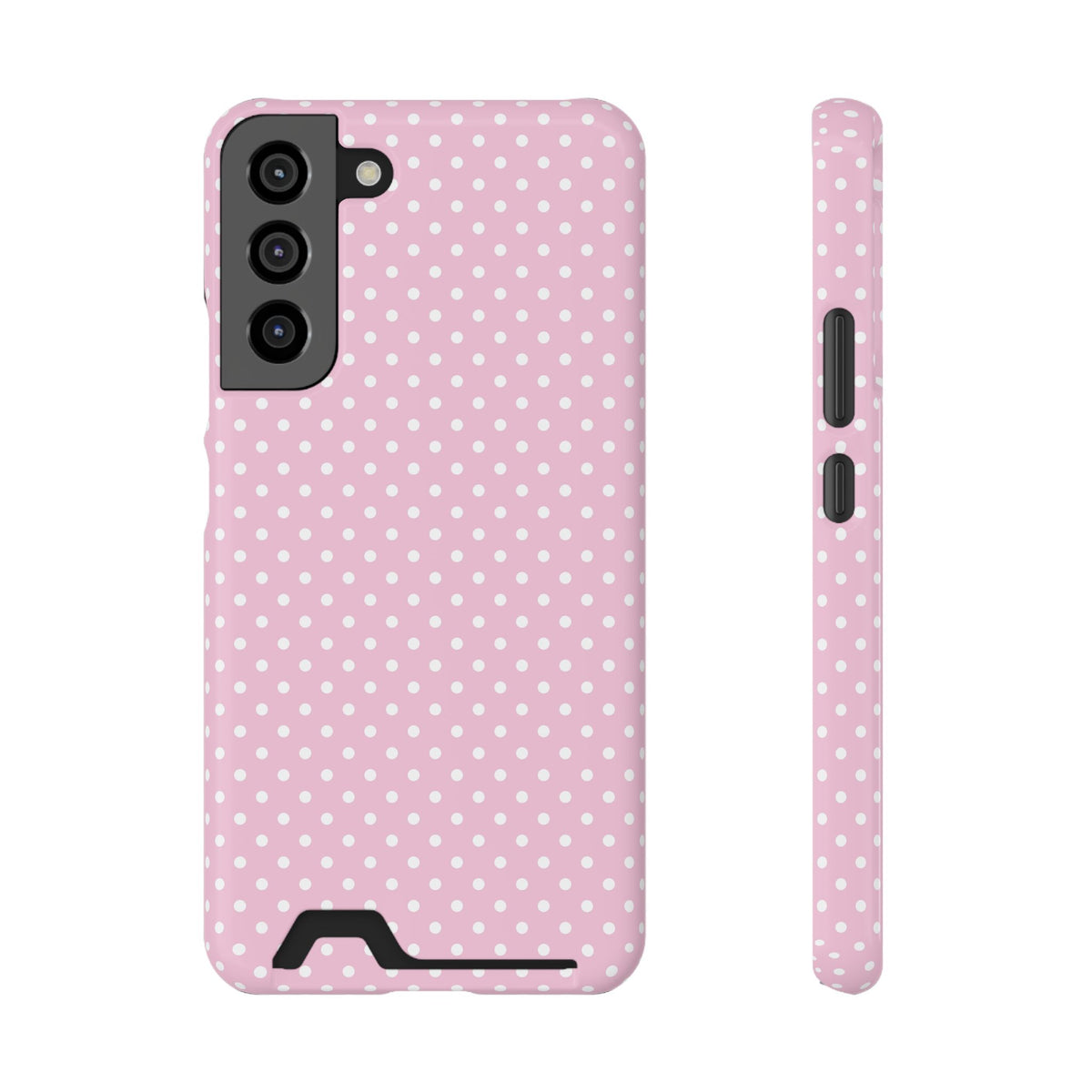 Micro Dot phone case with card holder for Samsung Galaxy S22 Plus, glossy finish