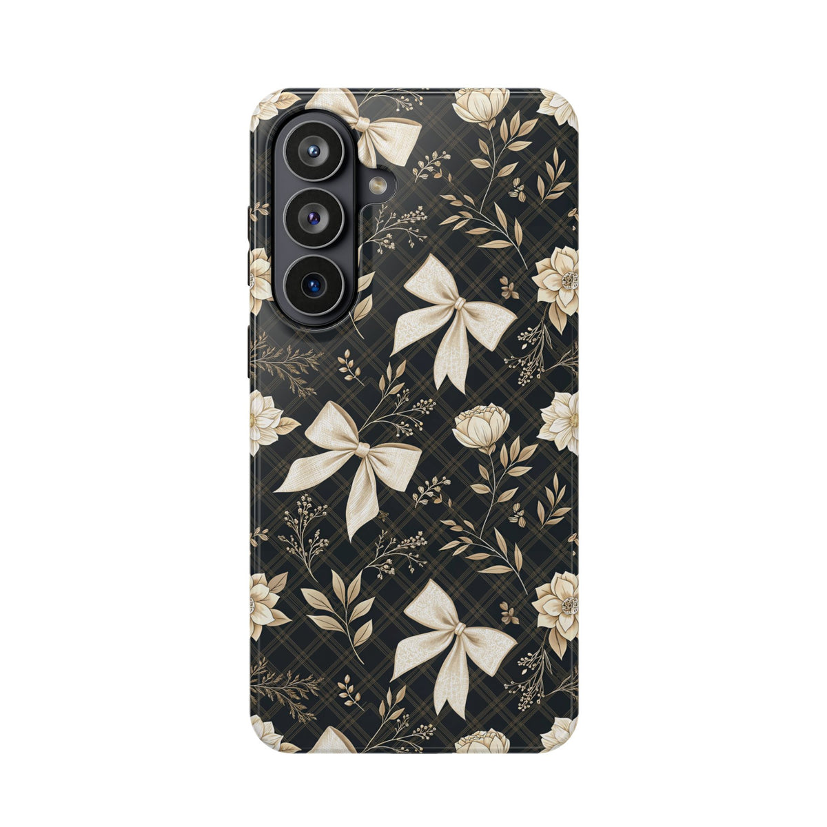 Midnight Bow MagSafe case for Samsung Galaxy S26 Plus, glossy finish