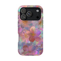 Opal Blossom protective phone case for iPhone 18 Pro, glossy finish