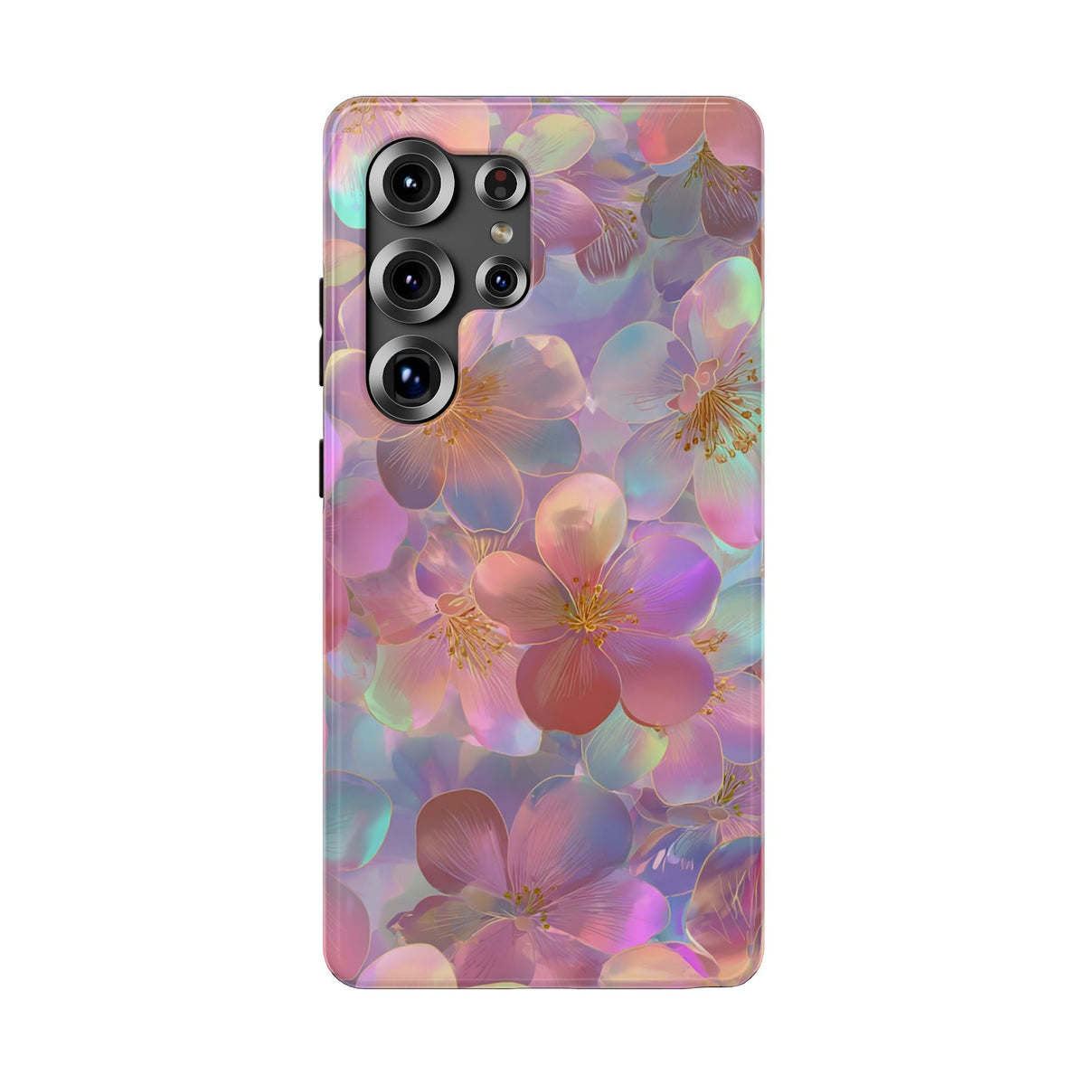 Opal Blossom protective phone case for Samsung Galaxy S25 Ultra, glossy finish