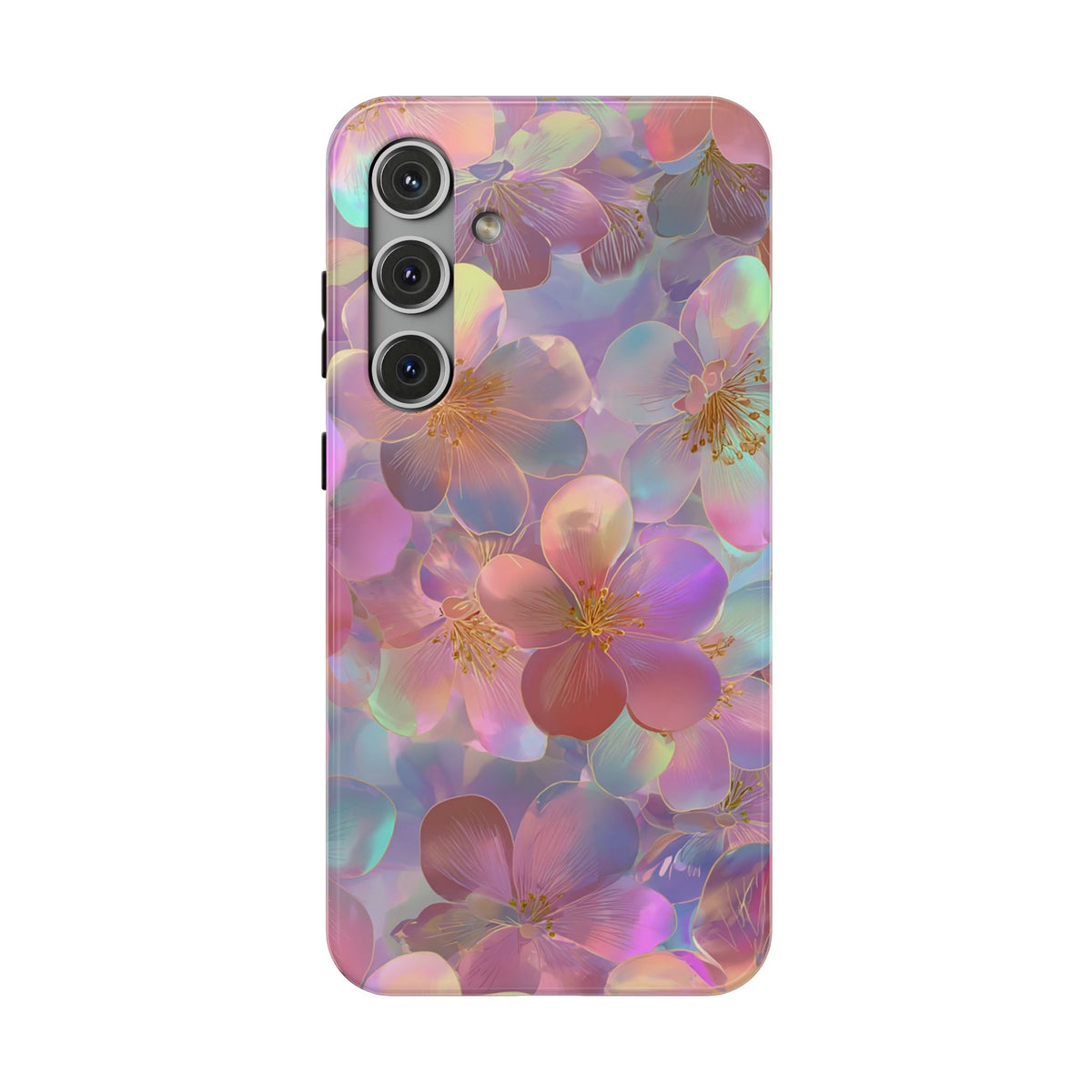 Opal Blossom protective phone case for Samsung Galaxy S24 Plus, glossy finish