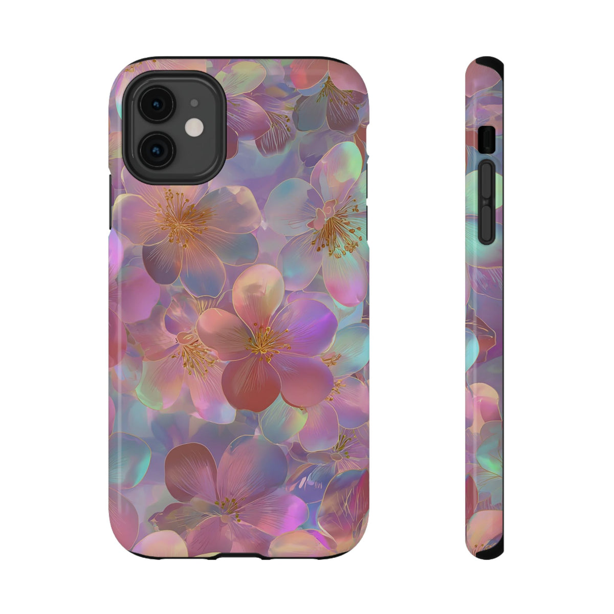 Opal Blossom protective phone case for iPhone 11, glossy finish