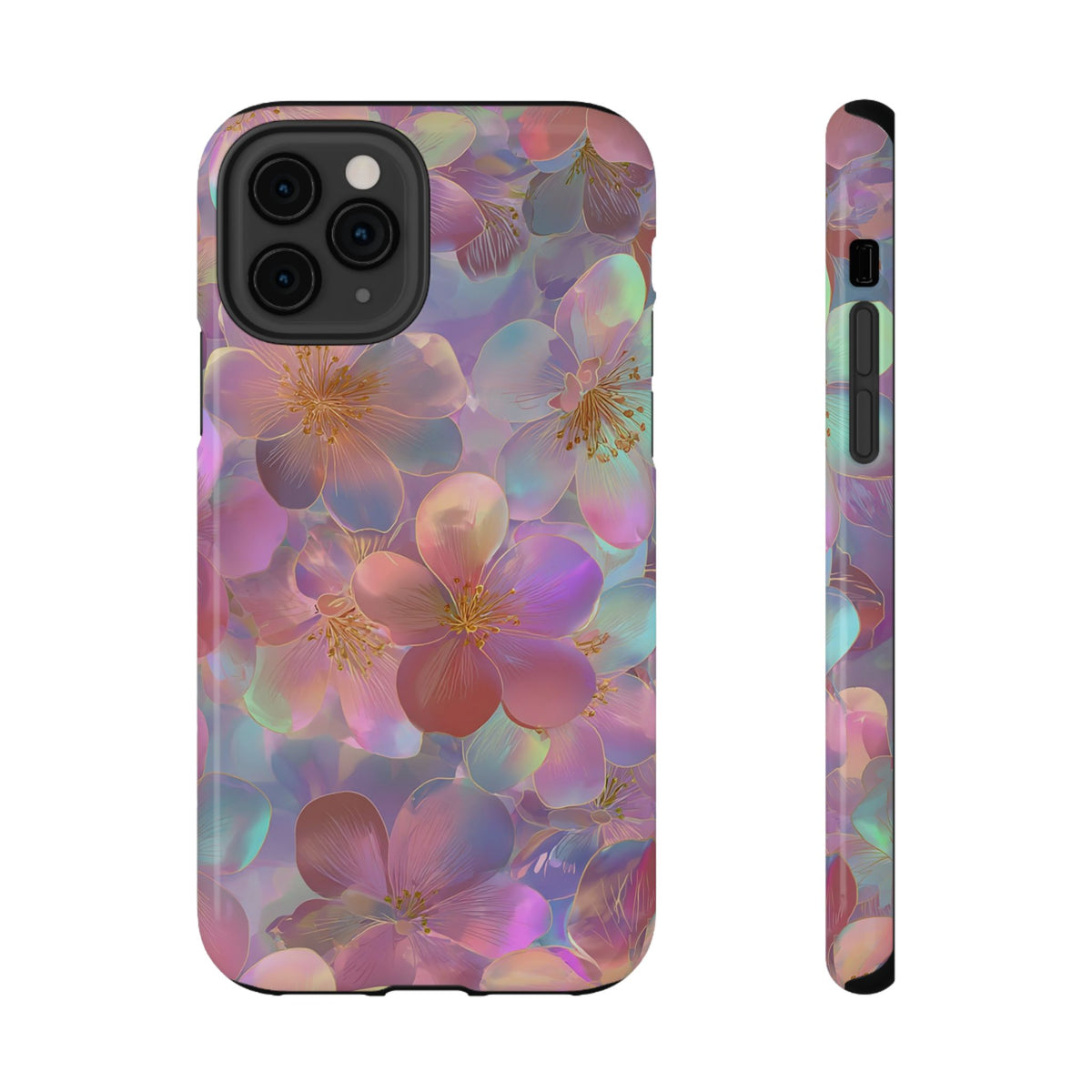 Opal Blossom protective phone case for iPhone 11 Pro, glossy finish
