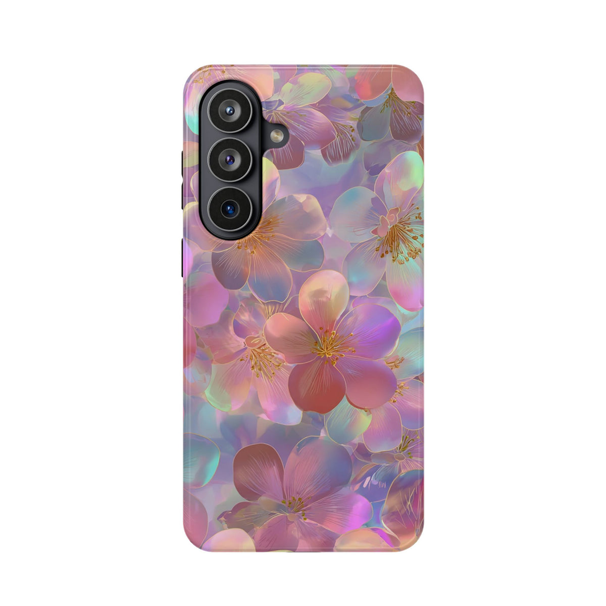 Opal Blossom MagSafe case for Samsung Galaxy S26 Plus, glossy finish