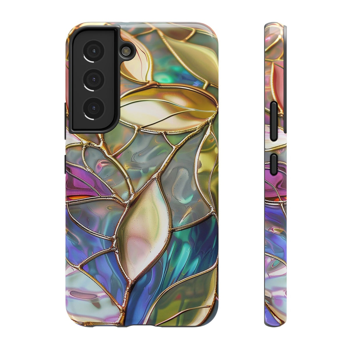 Opal Mosaic protective phone case for Samsung Galaxy S22, glossy finish