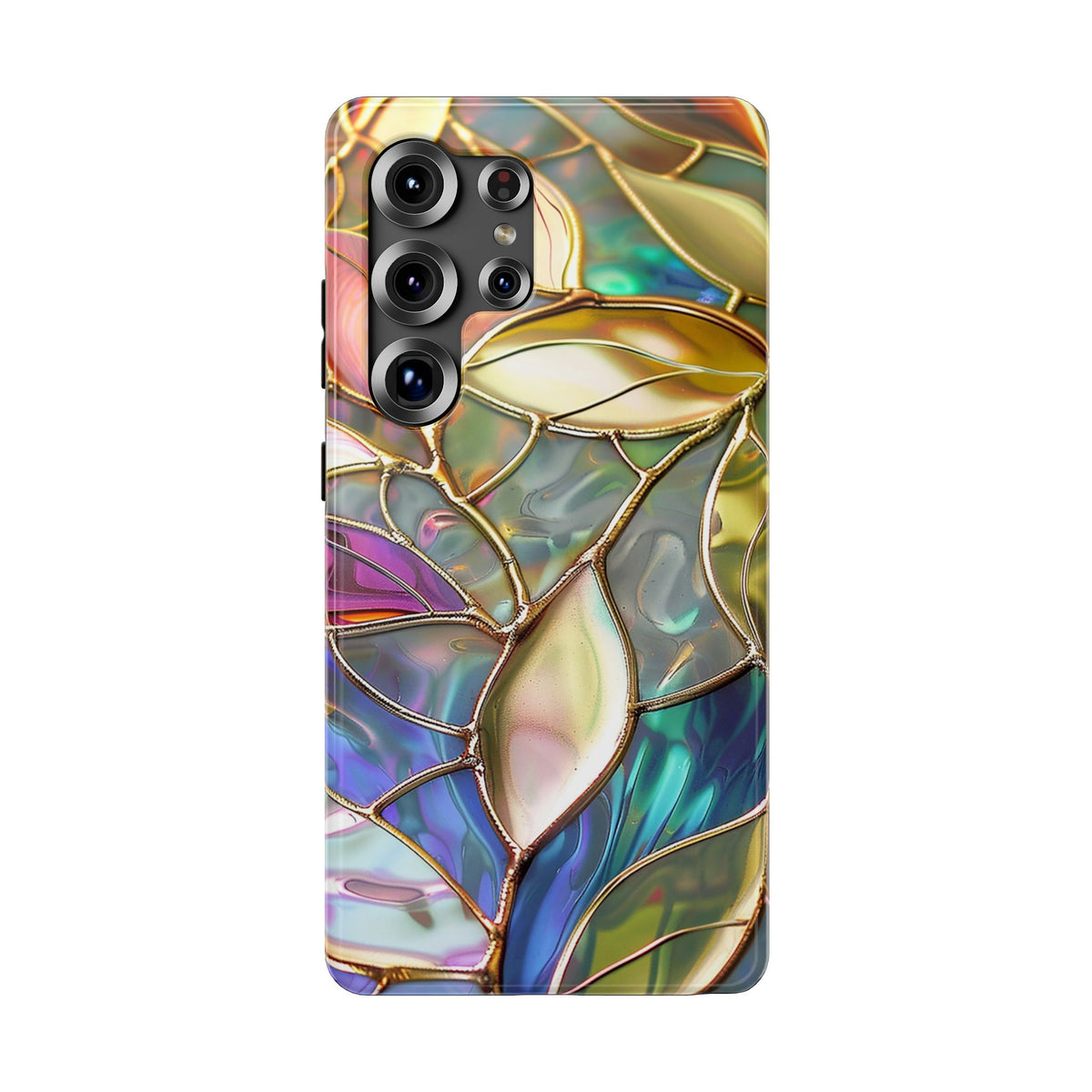 Opal Mosaic protective phone case for Samsung Galaxy S25 Ultra, glossy finish
