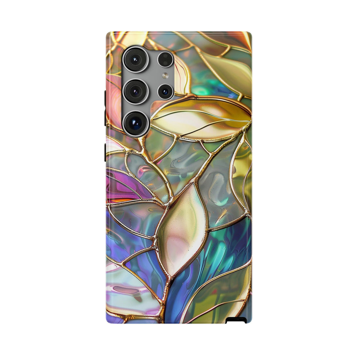 Opal Mosaic protective phone case for Samsung Galaxy S24 Ultra, glossy finish