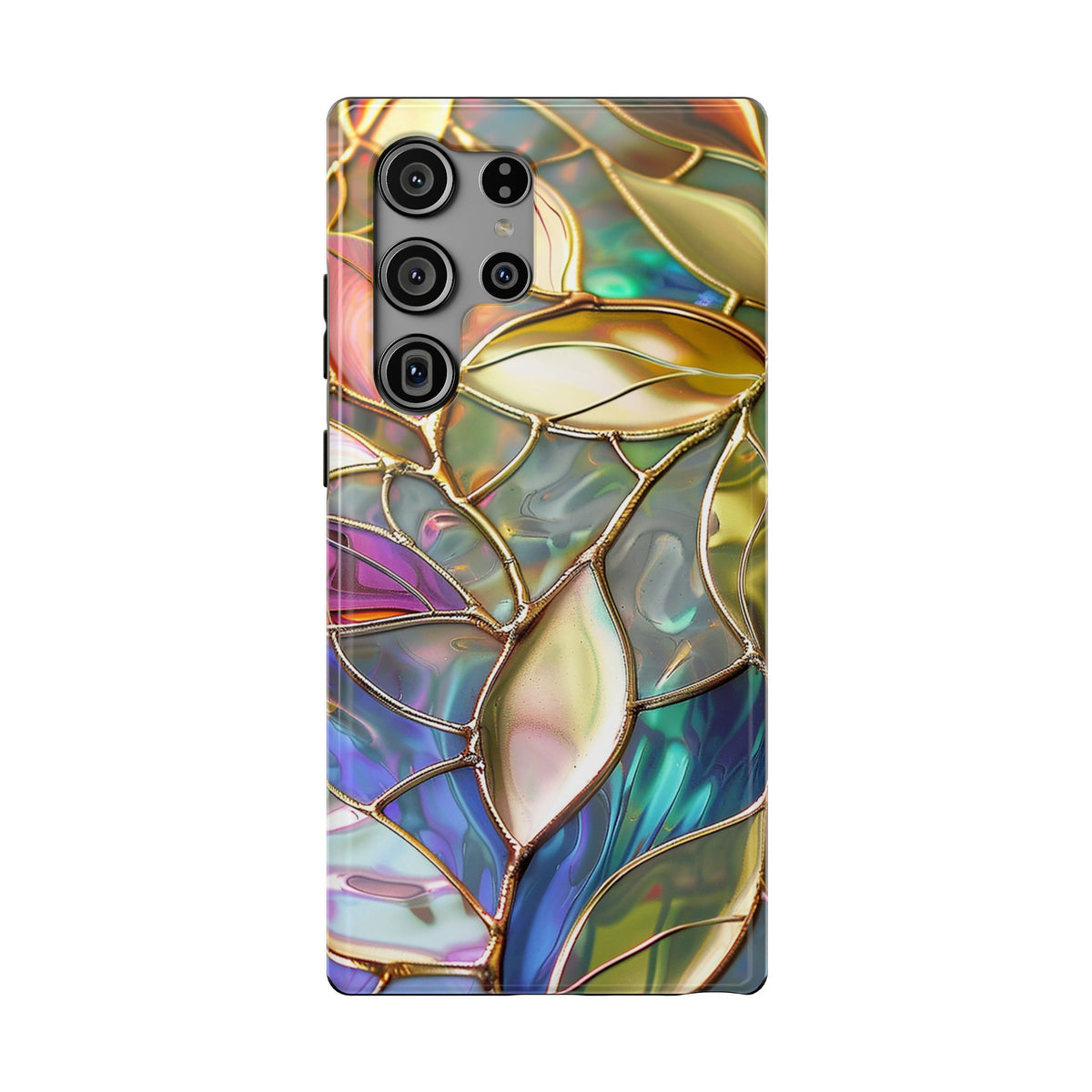 Opal Mosaic protective phone case for Samsung Galaxy S23 Ultra, glossy finish