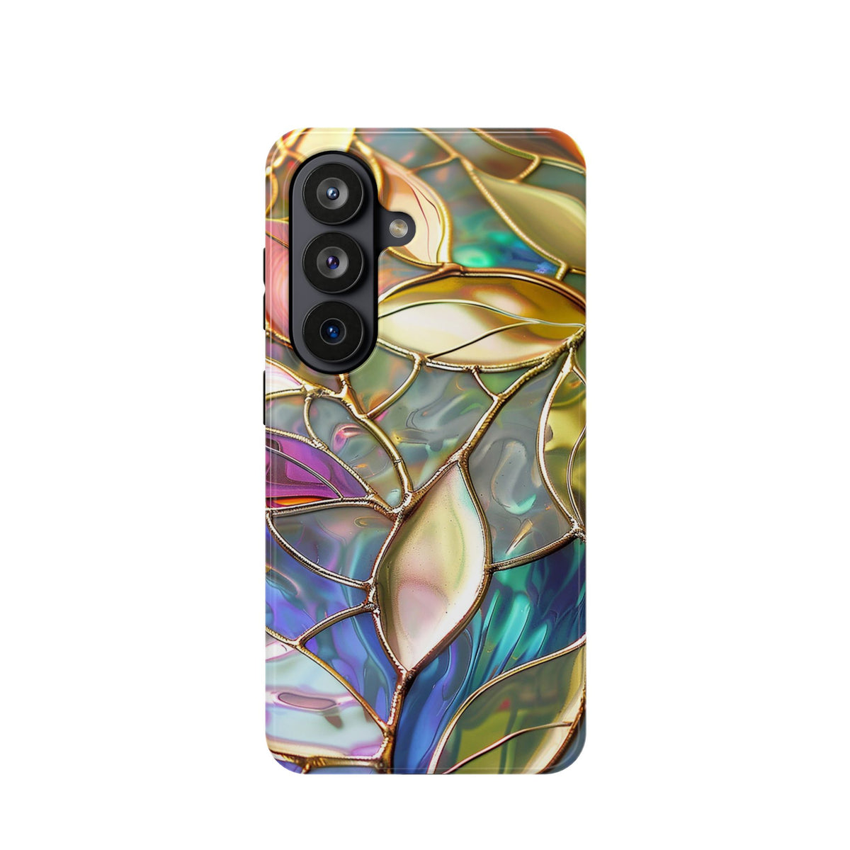 Opal Mosaic protective phone case for Samsung Galaxy S26, glossy finish