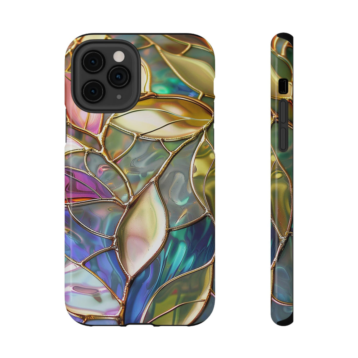 Opal Mosaic protective phone case for iPhone 11 Pro, glossy finish