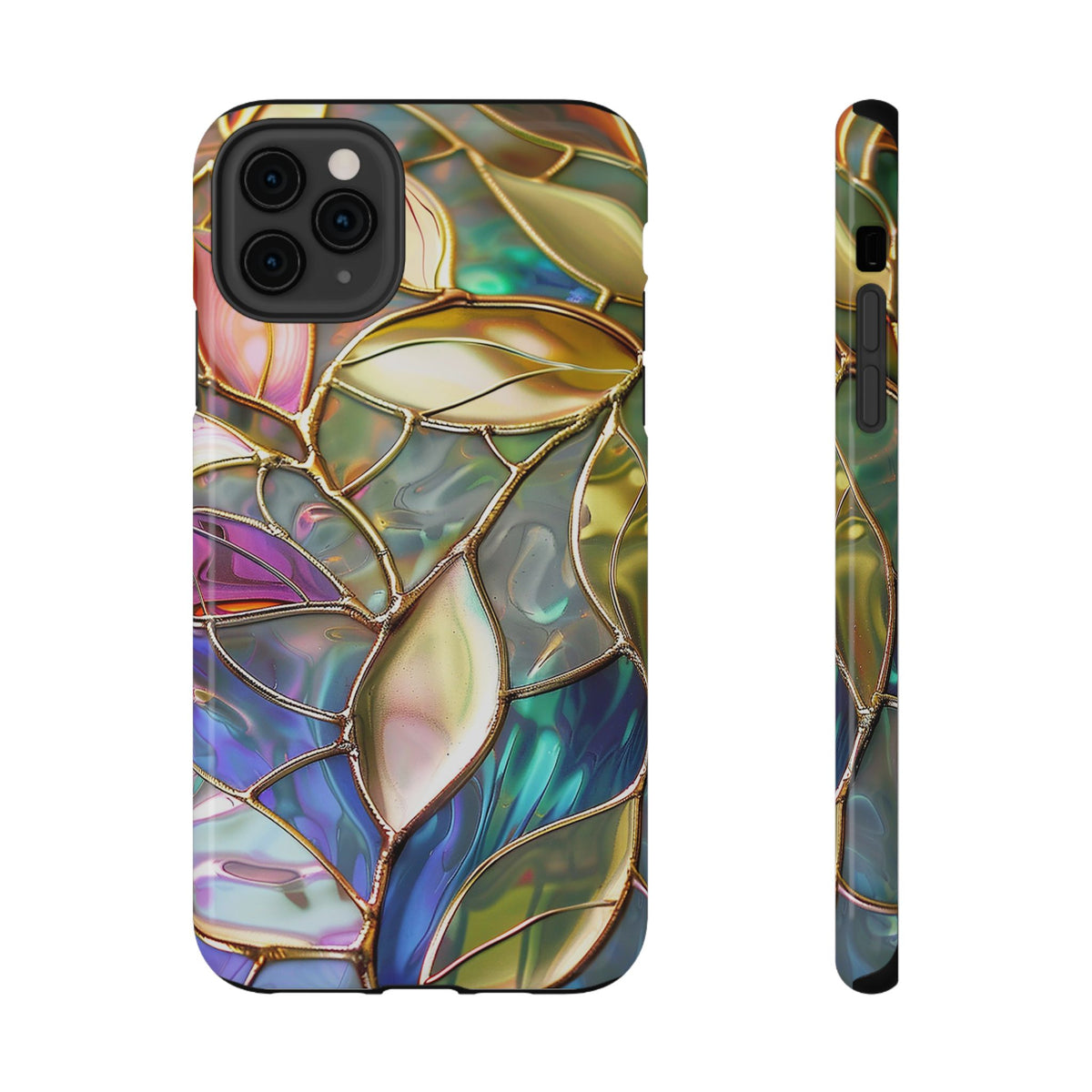 Opal Mosaic protective phone case for iPhone 11 Pro Max, glossy finish